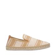 Canvas Touw Instappers Espadrilles , Beige , Heren