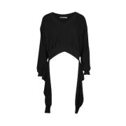 Pre-owned Wool tops Alexander Wang Pre-owned , Black , Dames