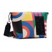 Geometrisch Patroon Schoudertas Desigual , Multicolor , Dames