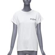 Pre-owned Cotton tops Balmain Pre-owned , White , Dames