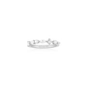 Sterling Zilveren Ring met Zirkonia en Parels Sif Jakobs Jewellery , G...