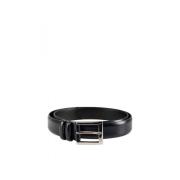 Leren herenriem Orciani , Black , Heren