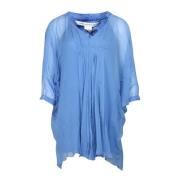 Silk dresses Diane Von Furstenberg , Blue , Dames