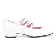 Witte Patent Leren Mary Jane Schoenen Carel , White , Dames