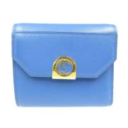 Pre-owned Leather wallets Christian Louboutin Pre-owned , Blue , Dames