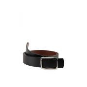 Leren herenriem Orciani , Black , Heren