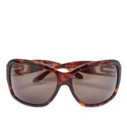 Pre-owned Acetate sunglasses Bvlgari Vintage , Brown , Dames