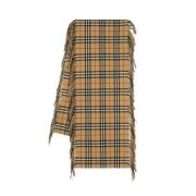 Cashmere scarves Burberry , Beige , Dames