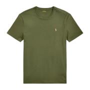 Casual Katoenen T-Shirt Polo Ralph Lauren , Green , Heren