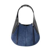 Canvas handbags Alexander McQueen , Blue , Dames