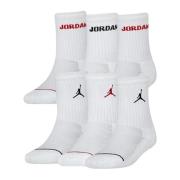 Mid-Length Performance Basketball Socks Jordan , White , Unisex