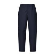 Geborduurde wollen broek Marni , Blue , Dames