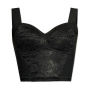 Spaghetti Strap Top Dolce & Gabbana , Black , Dames