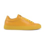 Gele Leren Sneaker Dee Ocleppo , Yellow , Dames