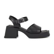 Zwarte platte sandalen voor vrouwen Vagabond Shoemakers , Black , Dame...