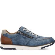 Blauwe Sneakers voor Mannen Rieker , Blue , Heren