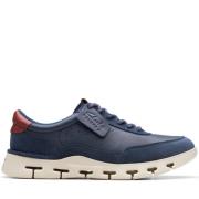 Blauwe Vrijetijdssneakers voor Mannen Clarks , Blue , Heren