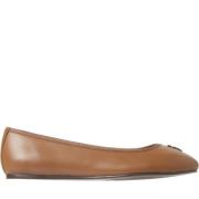 Bruine Gesloten Ballerina Schoenen Tommy Hilfiger , Brown , Dames