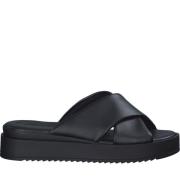 Zwarte Open Casual Slippers Vrouwen Tamaris , Black , Dames