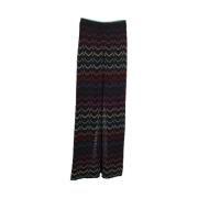 Pre-owned Silk bottoms Missoni Pre-owned , Multicolor , Dames