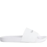 Witte rubberen slippers voor mannen Calvin Klein , White , Heren