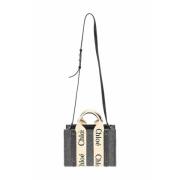 Pre-owned Canvas shoulder-bags Chloé Pre-owned , Gray , Dames