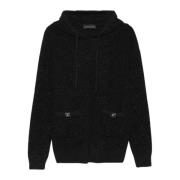 Hoodie Bouclé Sweater Casentino Winterstijl Gaëlle Paris , Black , Dam...