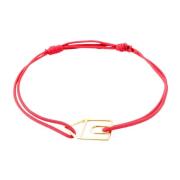 Minimalistisch Koord Armband Aliita , Red , Dames