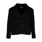 Pre-owned Fabric outerwear Gucci Vintage , Black , Dames