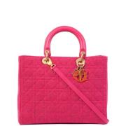 Pre-owned Fabric handbags Dior Vintage , Pink , Dames