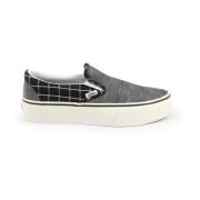 Elastische Slip-On Sneakers Vans , Gray , Dames