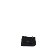 Kleine Saffiano Leren Tas Vivienne Westwood , Black , Dames