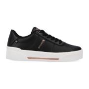 Zwarte Sneakers voor Vrouwen Rieker , Black , Dames