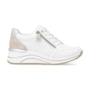 Witte Sneakers voor Vrouwen Remonte , White , Dames
