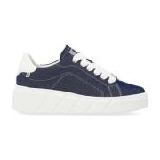 Blauwe Sneakers voor Vrouwen Rieker , Blue , Dames