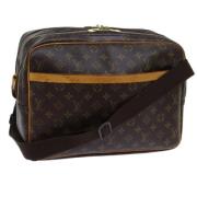 Pre-owned Canvas shoulder-bags Louis Vuitton Vintage , Brown , Dames