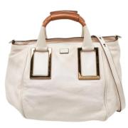 Pre-owned Leather handbags Chloé Pre-owned , Beige , Dames