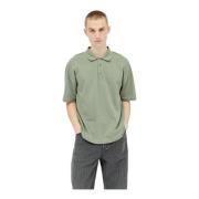 Geborduurd Logo Polo Shirt A.p.c. , Green , Heren