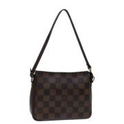 Pre-owned Canvas shoulder-bags Louis Vuitton Vintage , Brown , Dames