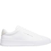 Witte Court Vrijetijdssneakers Tommy Hilfiger , White , Heren