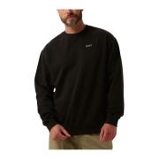 Heren Sweatshirt Trendy Stijl Forét , Black , Heren