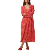 Rhode Rode Midi Jurk Dames Ydence , Red , Dames