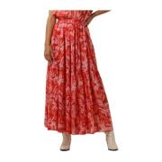 Sunset Skirt in Rood Lollys Laundry , Red , Dames