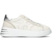 Glitter Dames Lage Sneakers Hogan , White , Dames