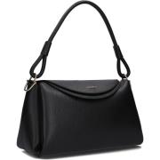 Zwarte Leren Handtas Eclyps Coccinelle , Black , Dames