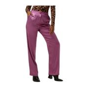 Paarse Abby Pants Dames Broeken Amaya Amsterdam , Purple , Dames