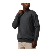 Heren Crew Neck Pullover Sweater Profuomo , Gray , Heren