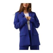 Dafne Dames Blazer Donkerblauw Freebird , Blue , Dames