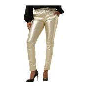 Boyfriend Pants/Chino in Goud Est'Seven , Yellow , Dames