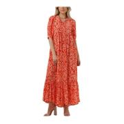 Lucille Maxi Jurk Oranje Moliin , Orange , Dames